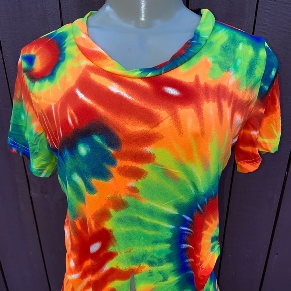 Tye-Dye Matching Set [Orange Blue Green] - Picture 9 of 13